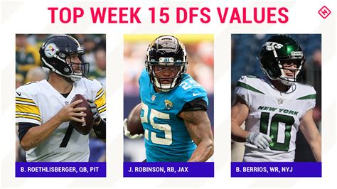 NFL DFS picks Week 15: Best sleepers, value players for .